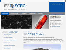 Tablet Screenshot of ibf-sorg.de